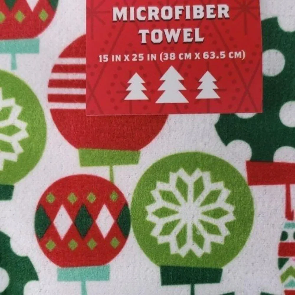 Merry Brite‎ Christmas Balls Microfiber Towels